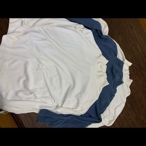 3 Mock Turtle neck shirts
